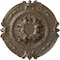 Ekena Millwork Southampton Ceiling Medallion (Fits Canopies up to 2 3/4"), 16 3/8"OD x 1 3/4"P, Warm Silver CM17SOWSS - alternate 1